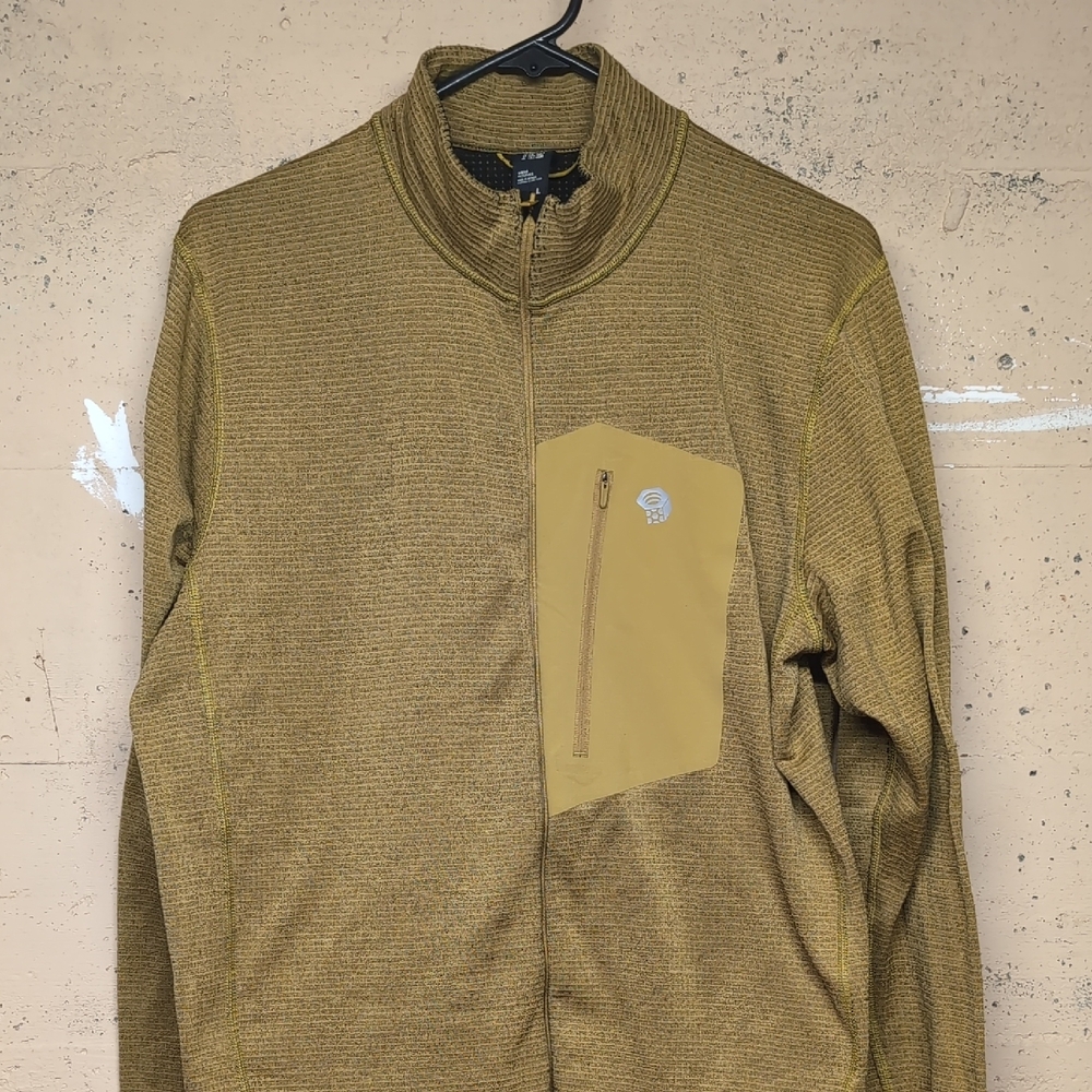 EUC Mountain Hardwear Brown Full-Zip Jacket
